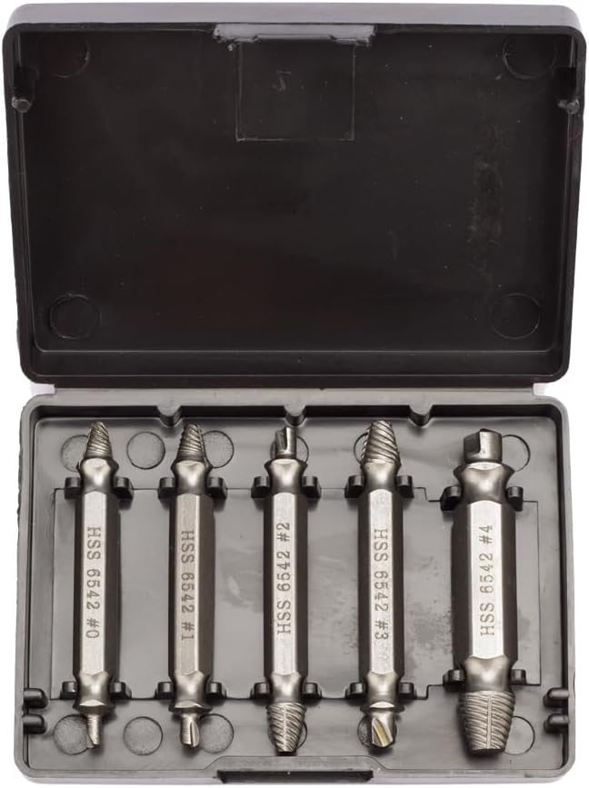 TitanTap Extract Pro™ Kit profesional para quitar tornillos rotos