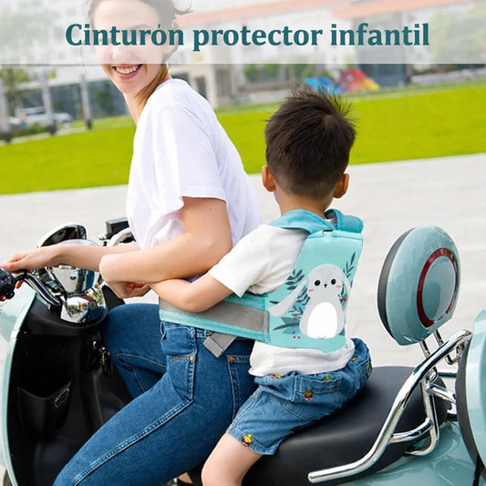 KidSecure™ Cangurera Ajustable Infantil para Moto