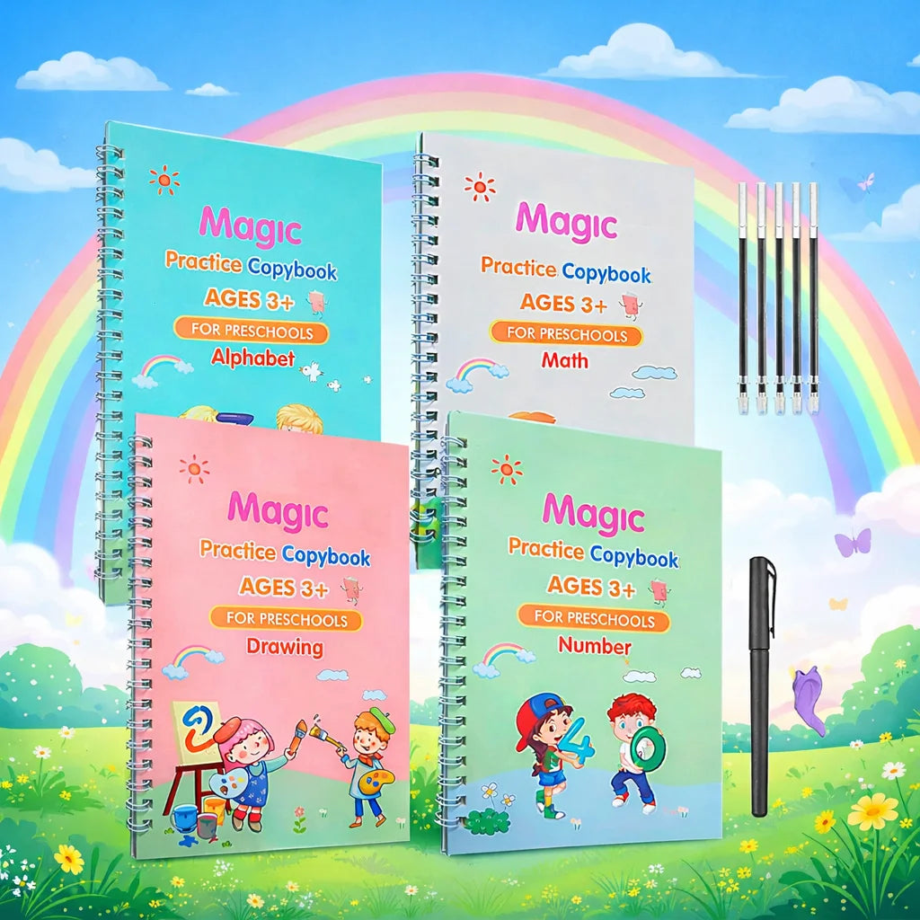 SankMagic™ Set de 4 Libros Mágicos para Niños
