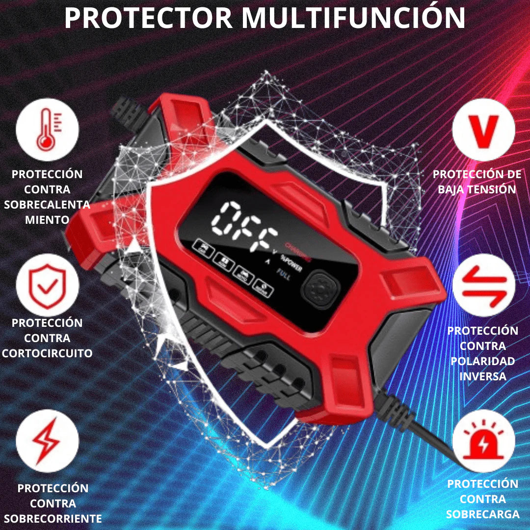 VoltGuardian™ PRO  Carga tu batería en minutos y olvídate de quedarte varado