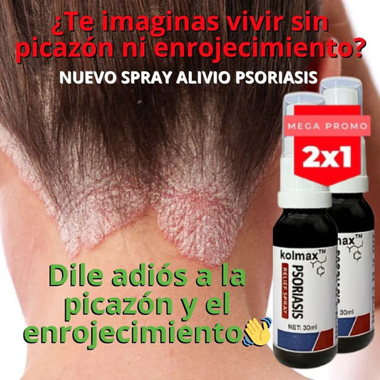 Kolmax™ Spray para el Alivio Rápido de la Psoriasis ¡2X1!