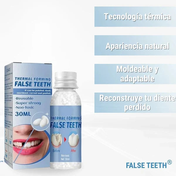 False Teeth™ Masilla Para Dientes Temporales