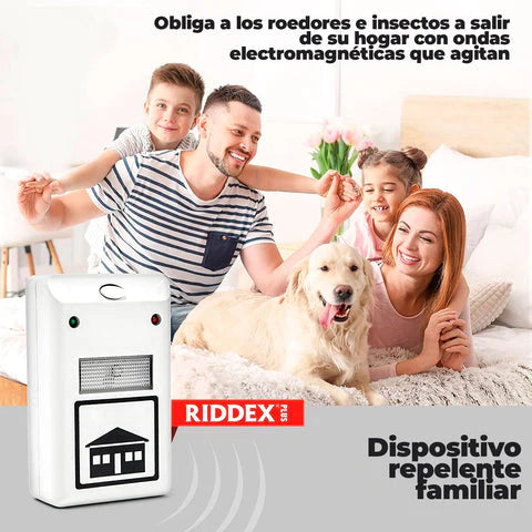 Ultrasonix Riddex® Protección Inteligente contra Plagas sin Químicos 3x1