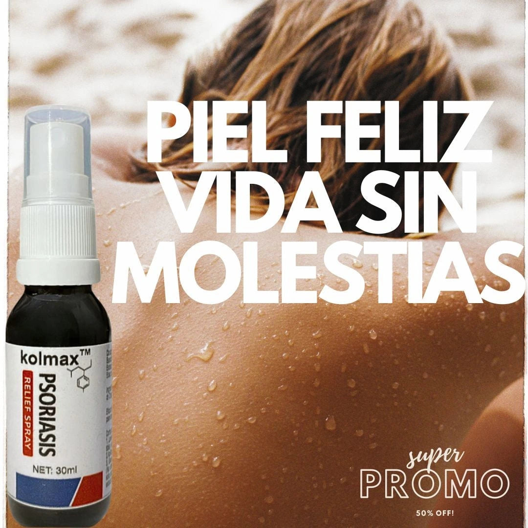 Kolmax™ Spray para el Alivio Rápido de la Psoriasis ¡2X1!