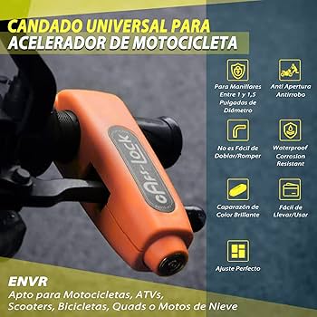 Caps Lock™ Bloqueo de manillar anti-robo seguridad en segundos