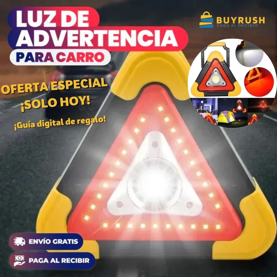 Hurry Bolt™  Triángulo LED multifunción para emergencia
