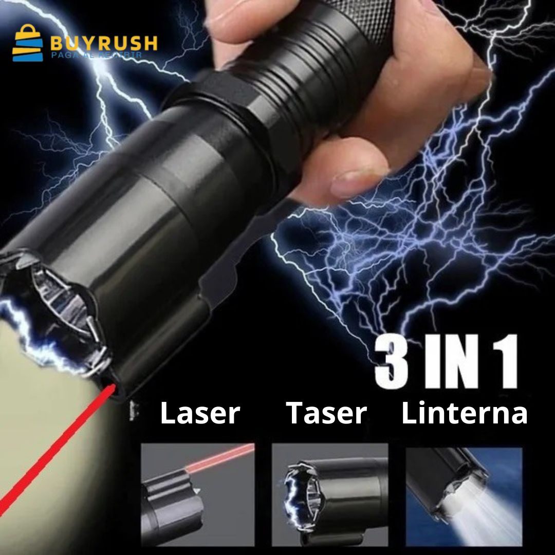 288 TYPE PRO™ La Linterna Táctica 3 en 1 Que También Te Protege