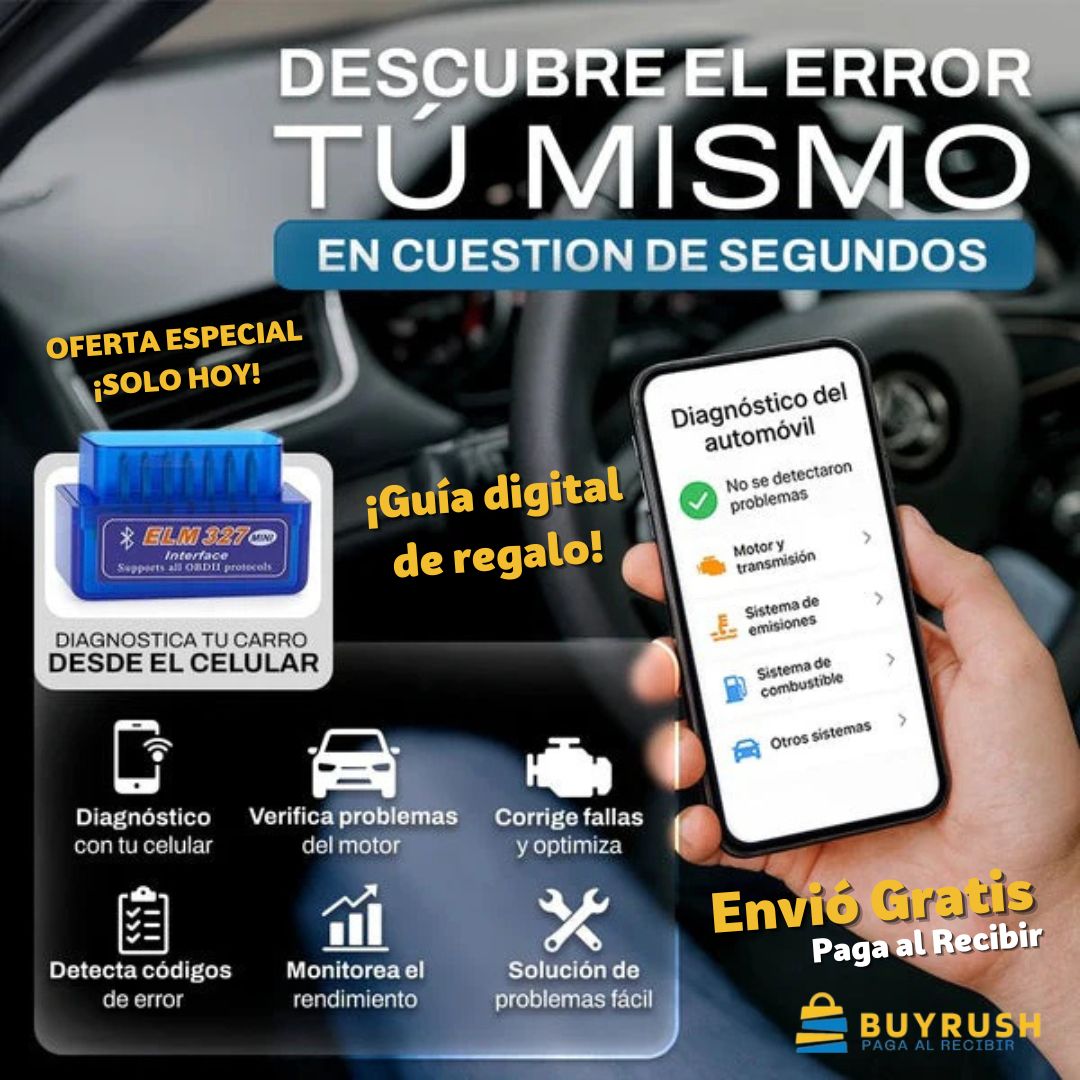 ScanMaster Pro™  Diagnóstico inalámbrico y profesional para tu vehículo