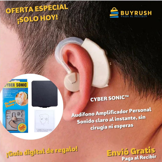 CYBER SONIC™ Audífono Amplificador Personal Sonido claro al instante