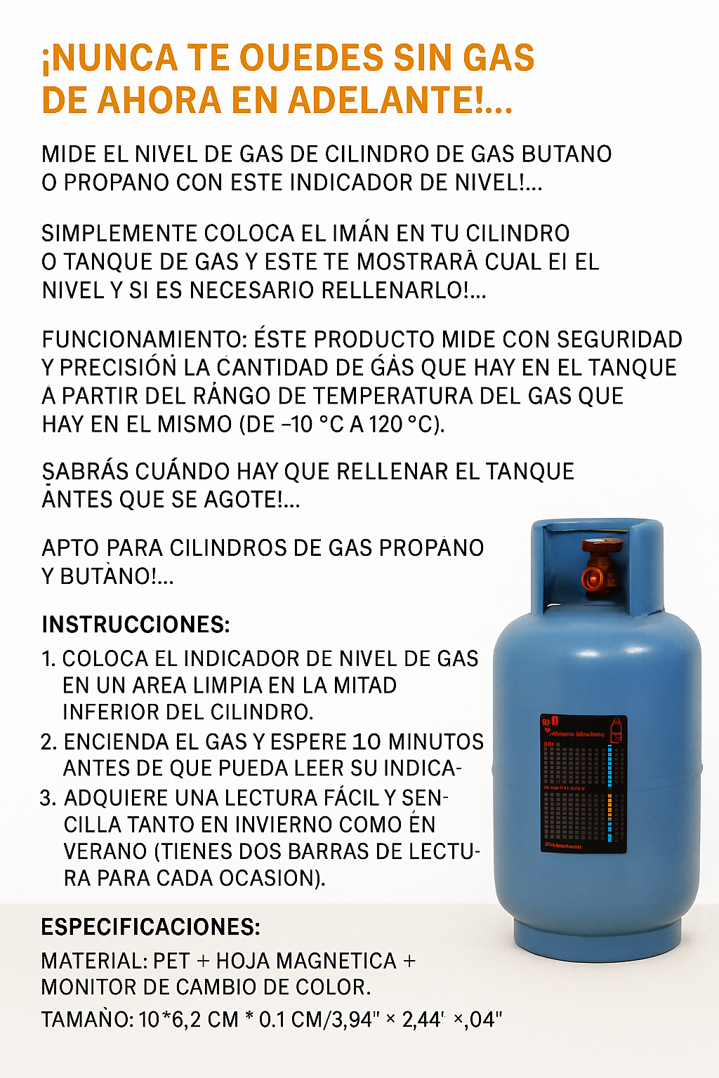GasView™ Elite Controla tu Gas sin Sorpresas
