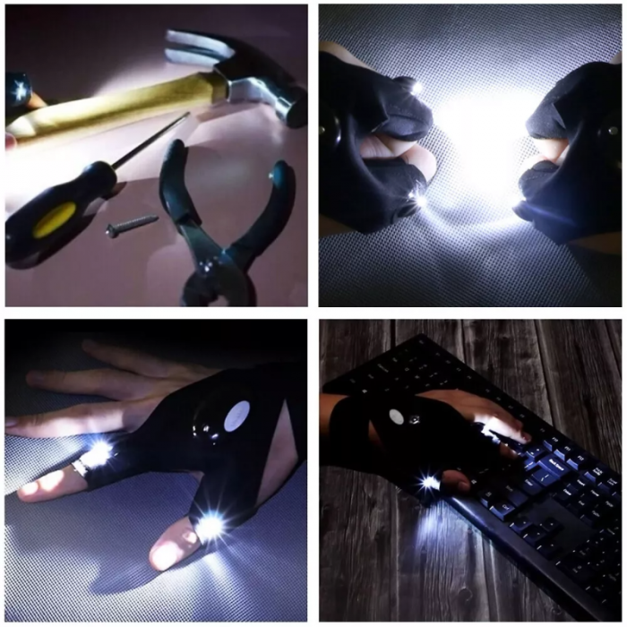 BrightHand™ Guantes LED Multifunción luz directa al dedo