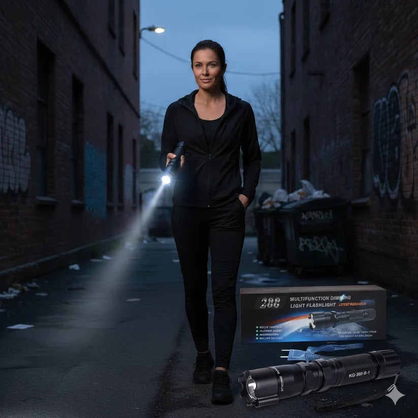 NightGuard™ – Linterna Taser de Seguridad